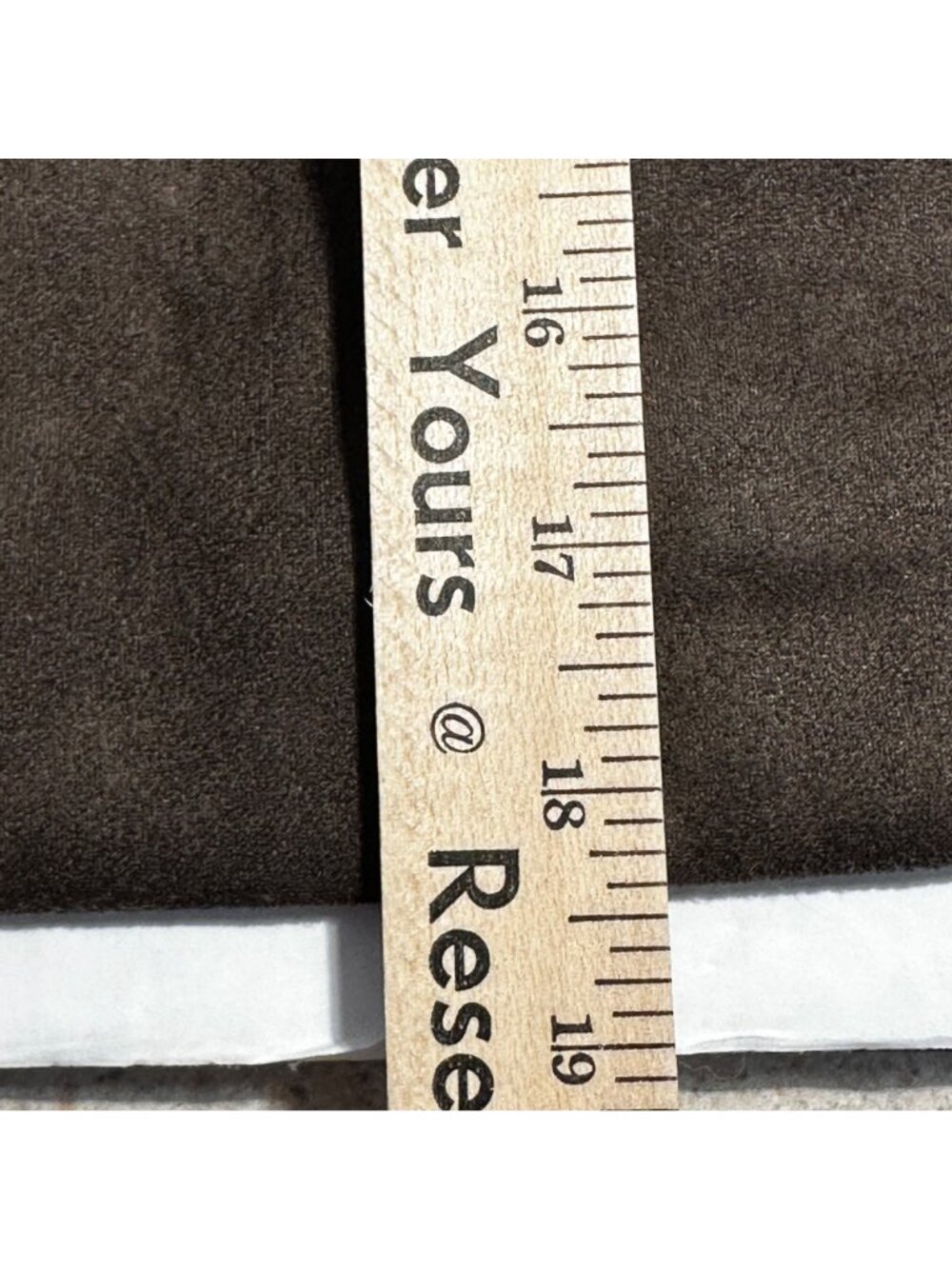 APT 9 Brown Faux Suede Mini Skirt Front Zipper Slash Pockets SZ S Y2K Cowgirl - Picture 10 of 15